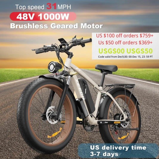 F1 48v 2000w ebike with  26 inch fat tire