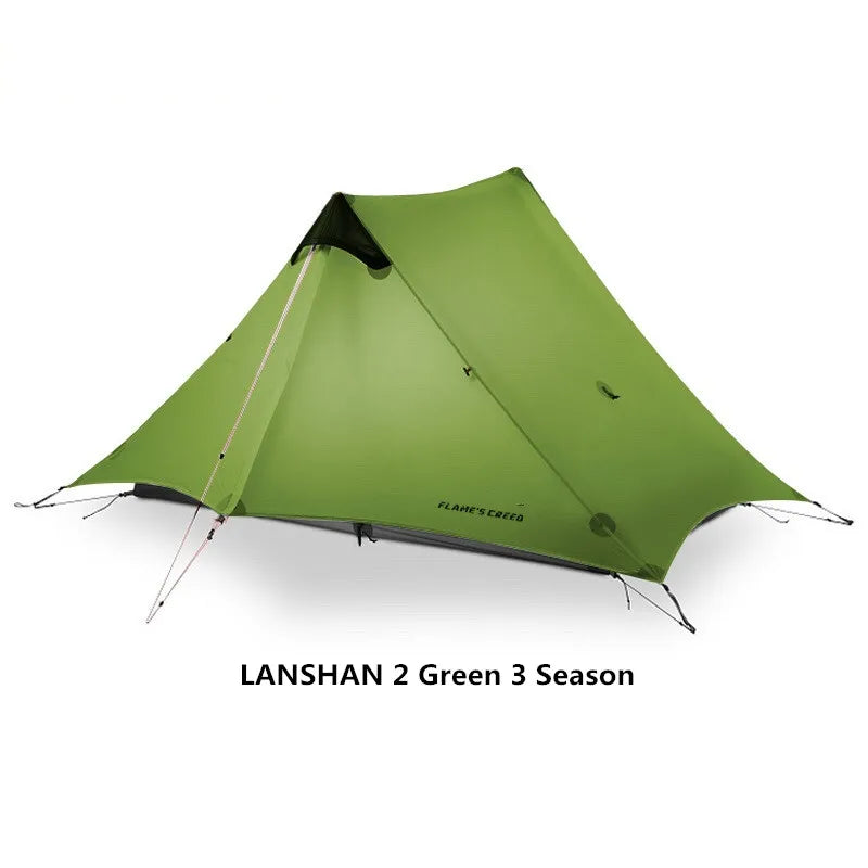 2 Person Outdoor Ultralight, Rodless, Camping Tent