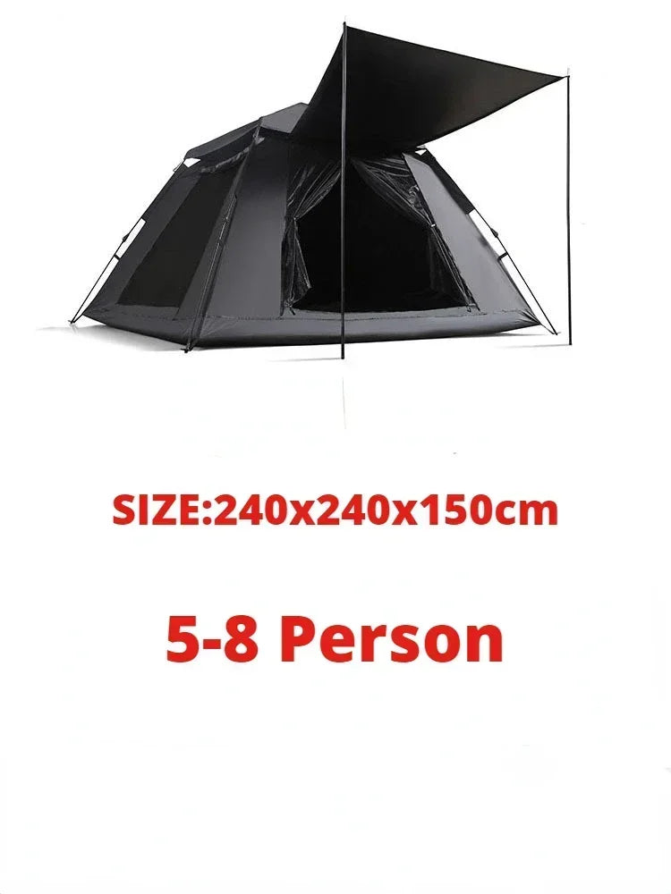 Waterproof Camping Tent for 4-5 People Self-laying Canopy