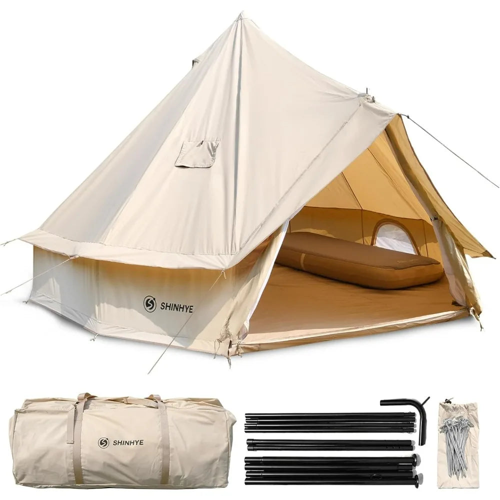 3M/4M/5M Canvas Tents with Stove Jacks Tent