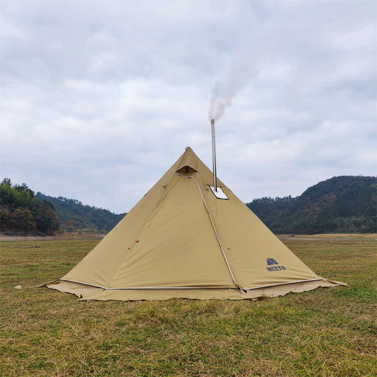 4-6 People Tipi Hot Tent with Stove Jack 400PRO for Camping Backpacking Hiking