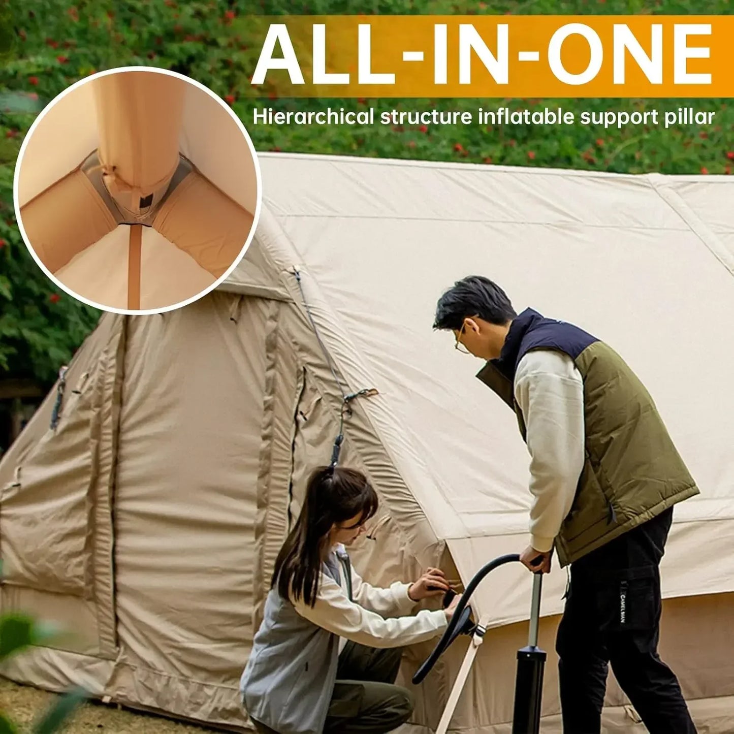 Camping Tent with Pump