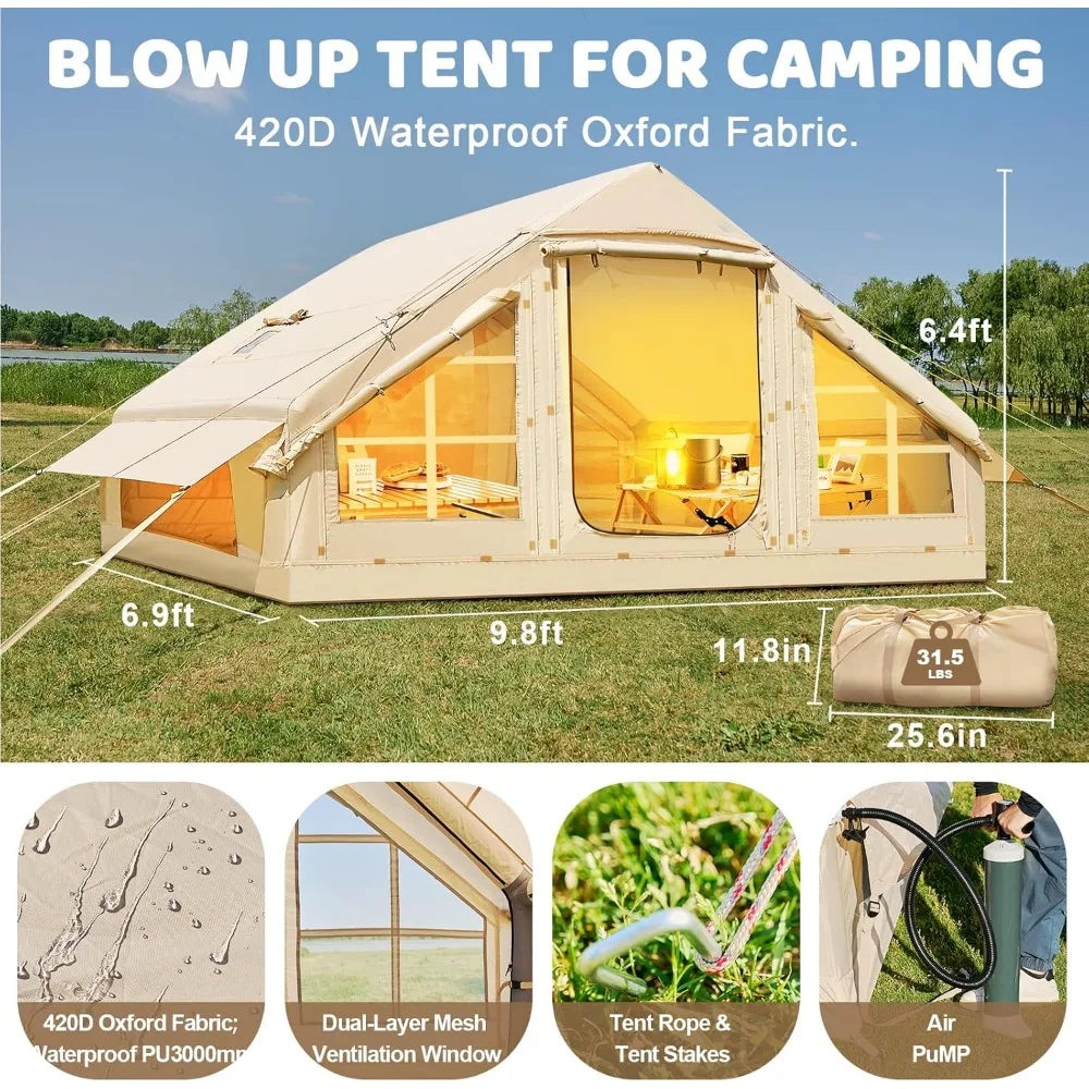 Inflatable Tents for Camping, Waterproof