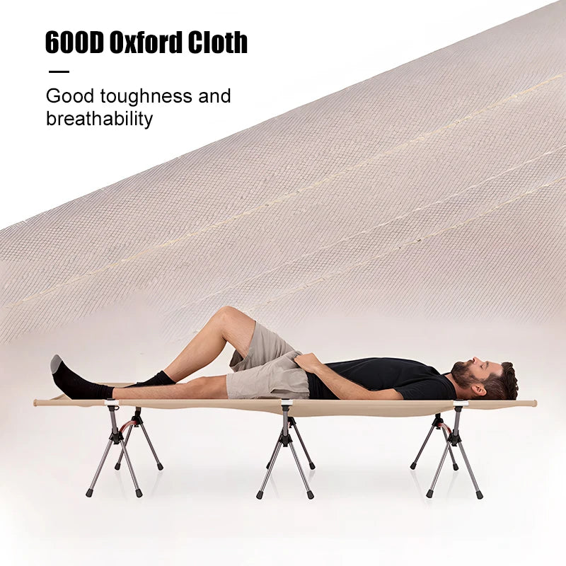 Camping Cot with Leg Extenders