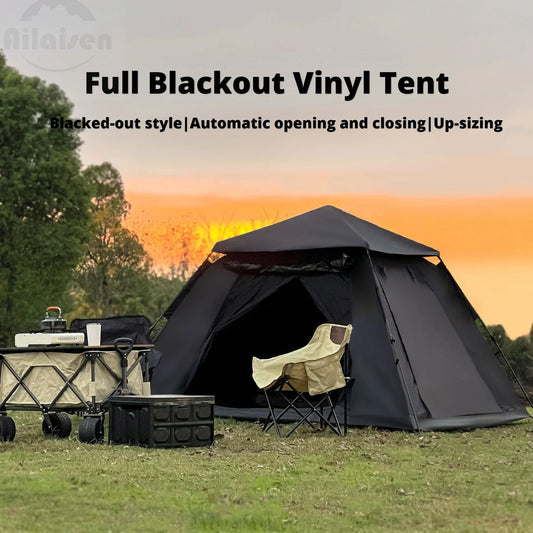 Waterproof Camping Tent for 4-5 People Self-laying Canopy