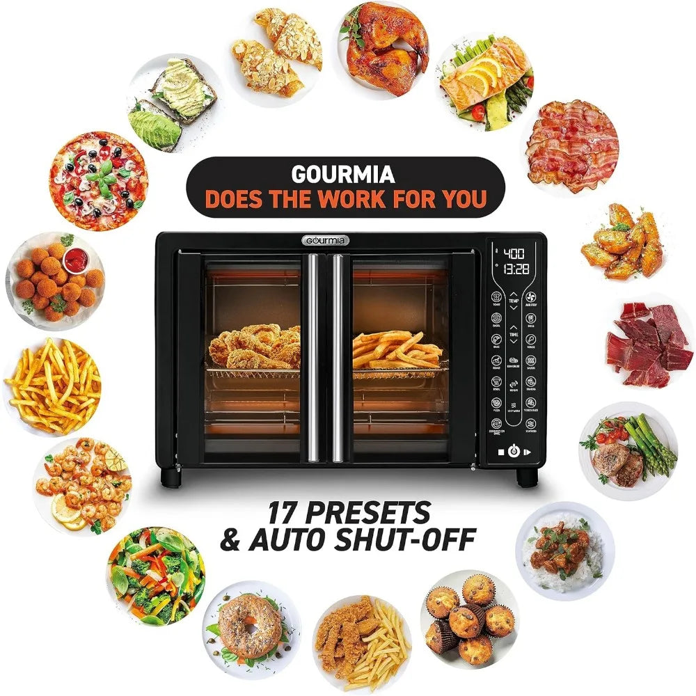 Toaster Oven Air Fryer Combo  1700W french door digital air fryer oven