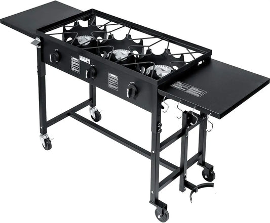 Propane 87,000-BTU Triple-Burner  Stove