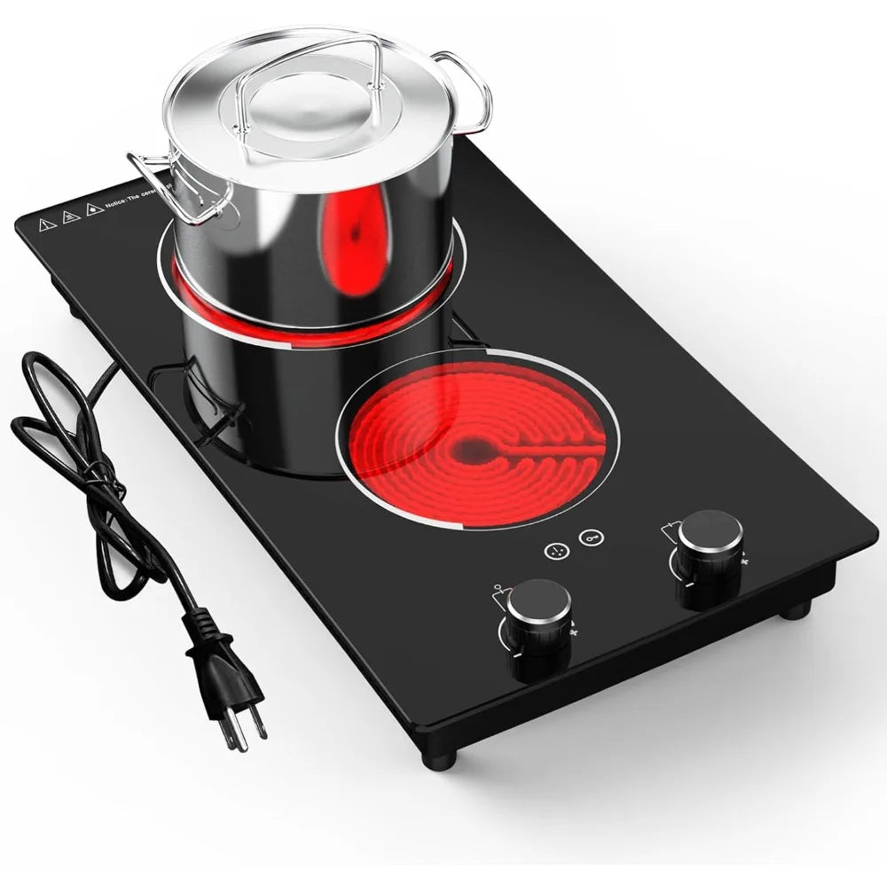 110v Electric Cooktop 2 Burners